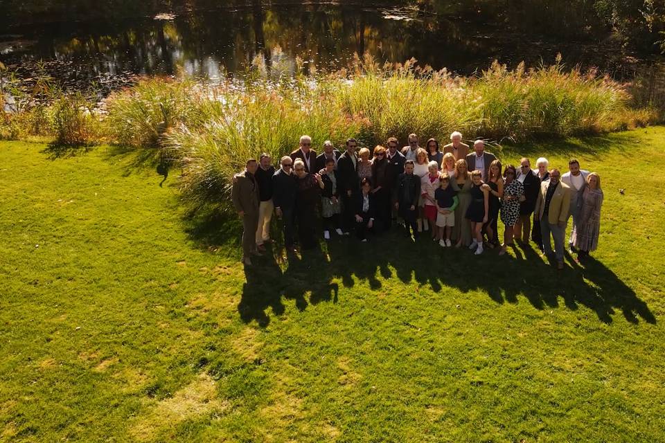 Photo famille drone