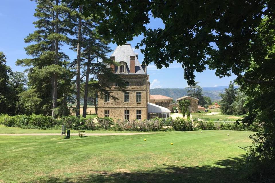 Vue sur le château