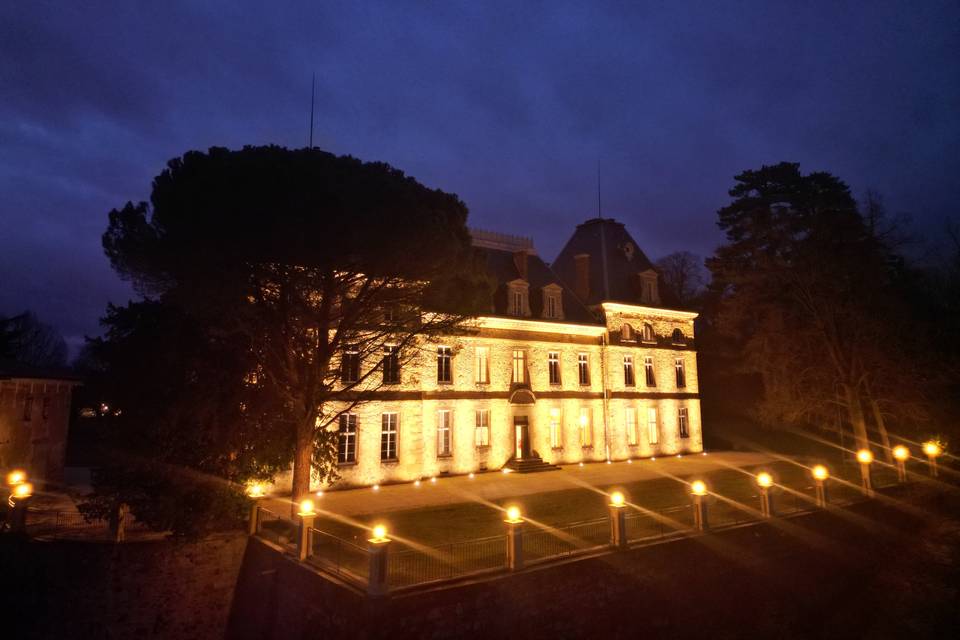 Vue du Château de nuit