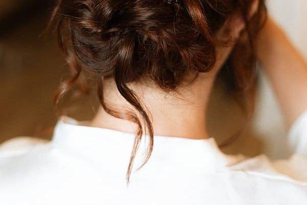 Chignon bas bohème