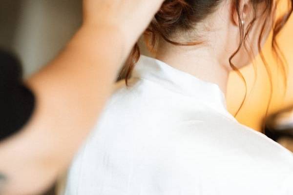 Chignon bas bohème