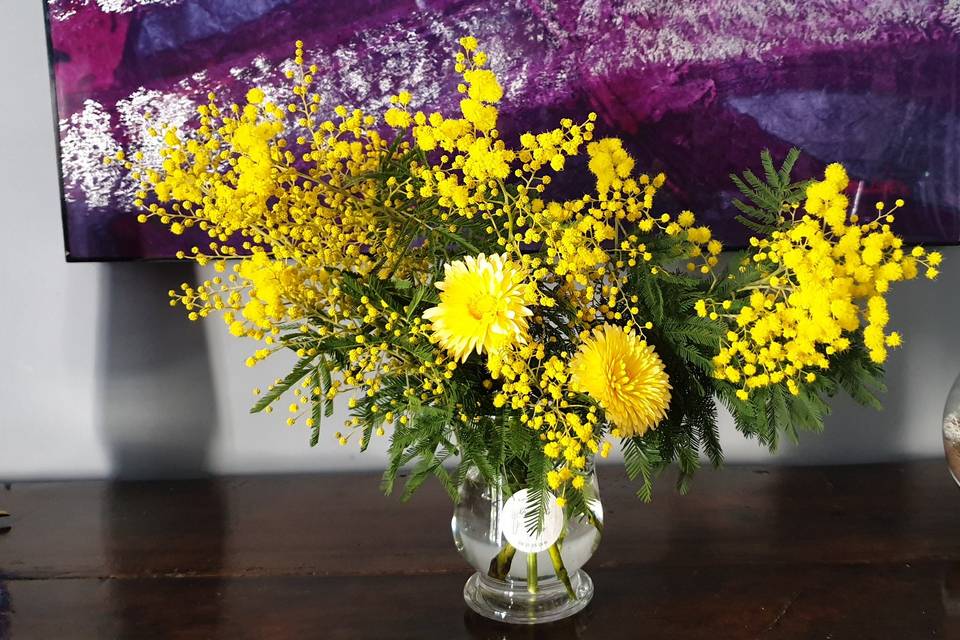 Bouquet mimosa