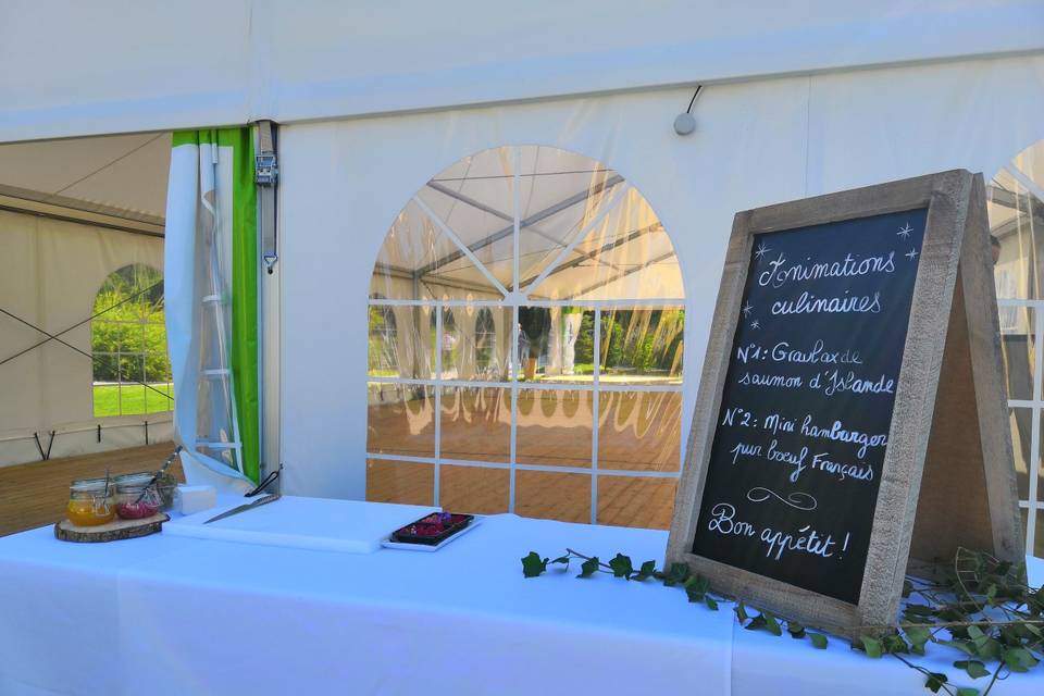 Table au moulin de la Mangue