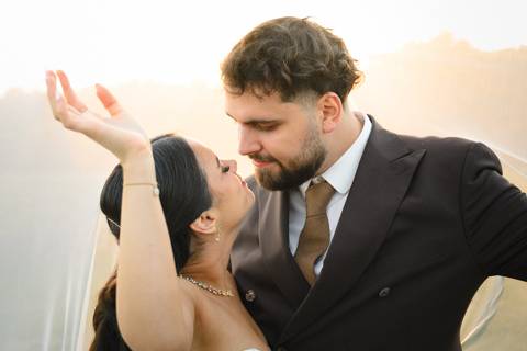 Séance couple sous le voile