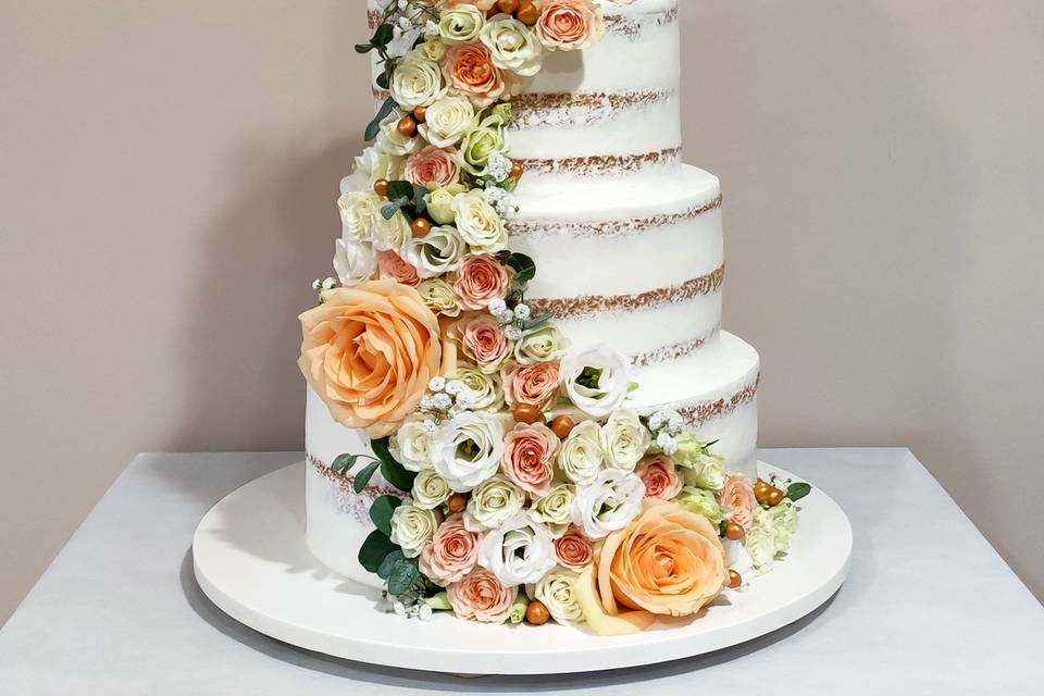 Nude-cake mariage 100 parts