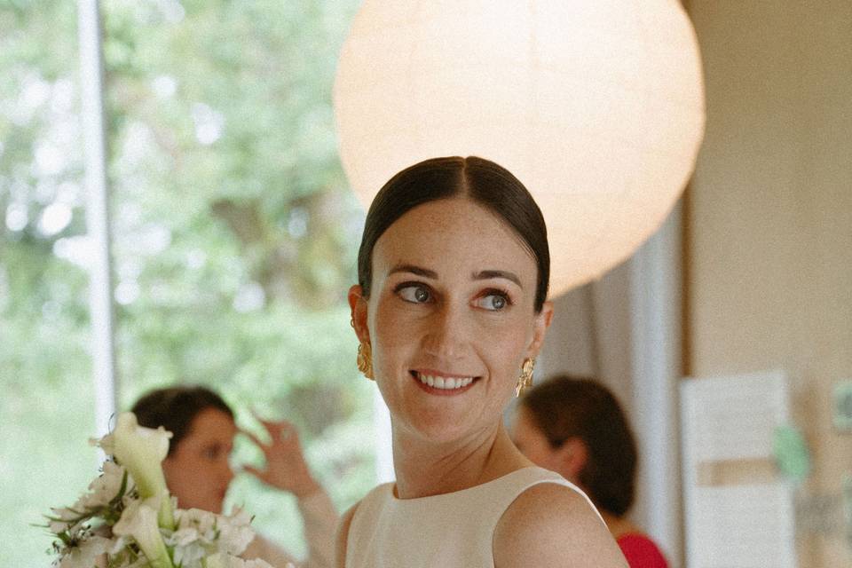 Chignon sobre et élégant
