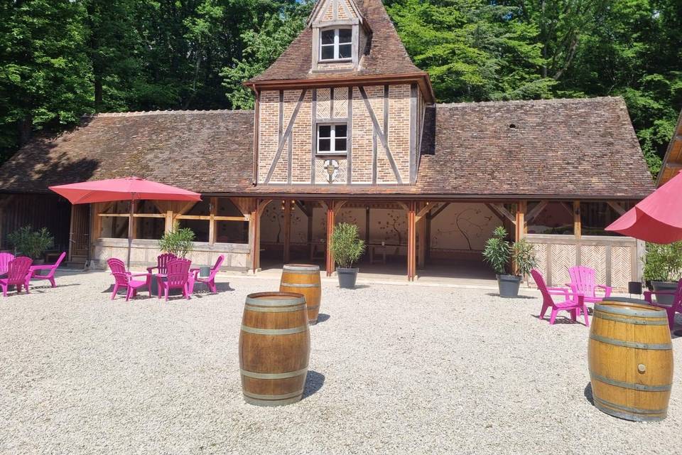 Salle cocktail : Préau