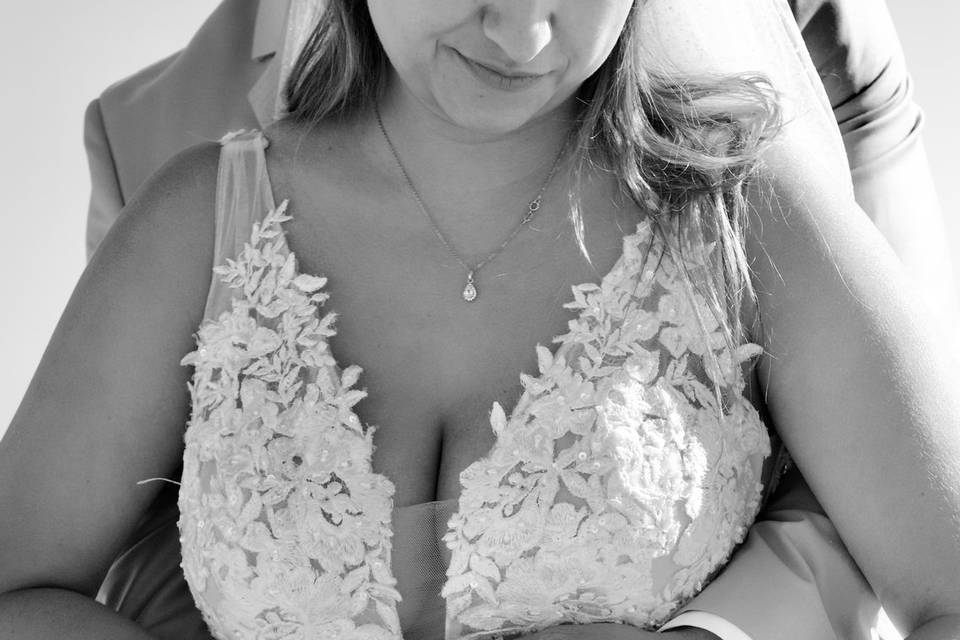 Photo de mariés sur la plage
