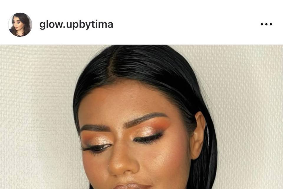 Dark skin makeup