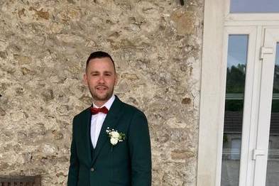 Boutonnière Mari et Témoins