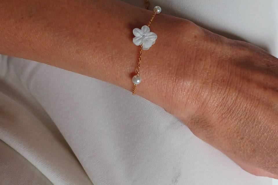 Jasmin-bracelet de mariée