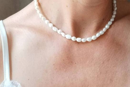 Collier de perles naturelles