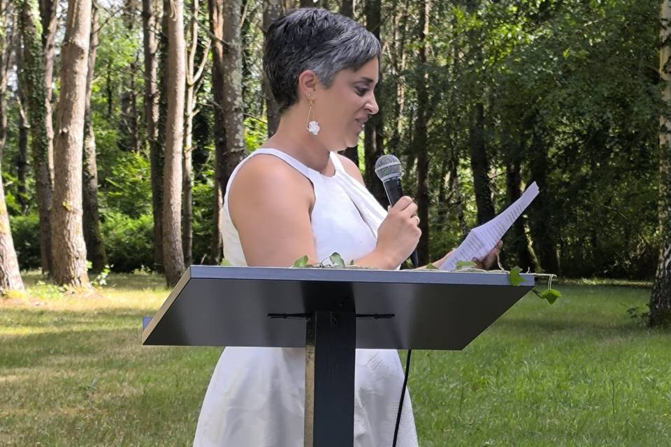 Discours mariée