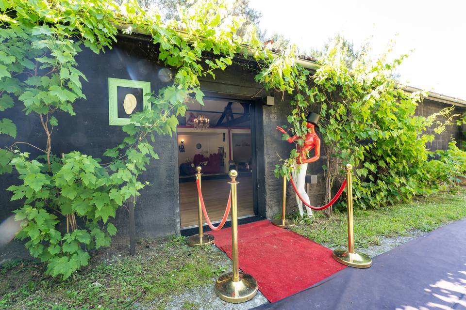 Entrée Tapis Entrée avec tapis rouge