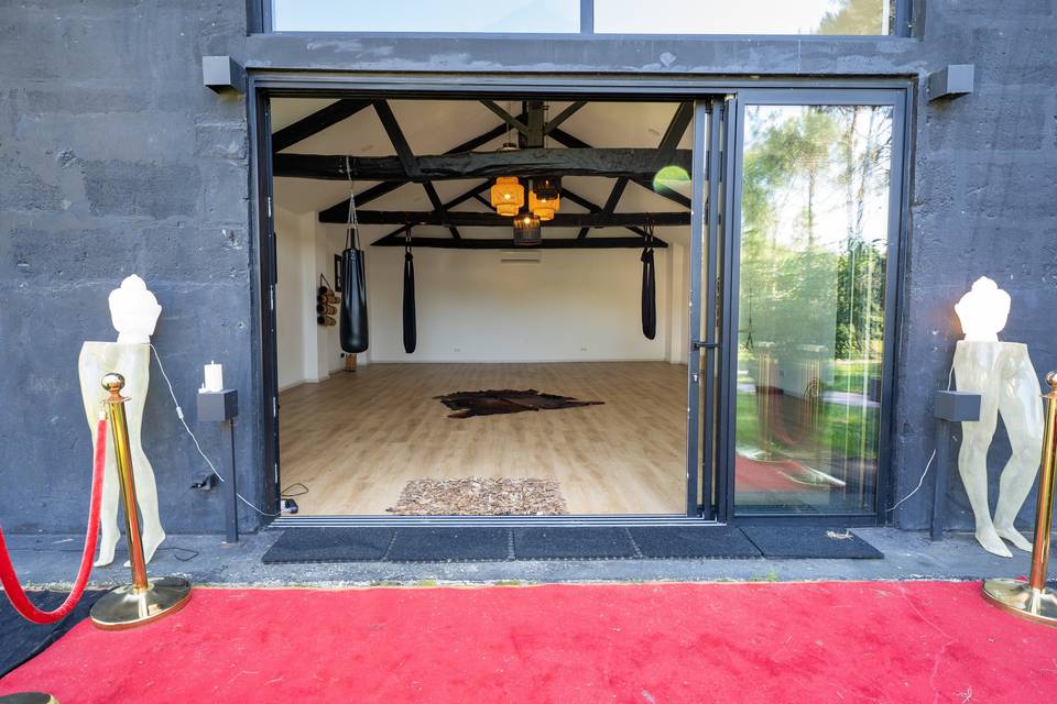 Salle Intérieure Pièce avec entrée tapis rouge