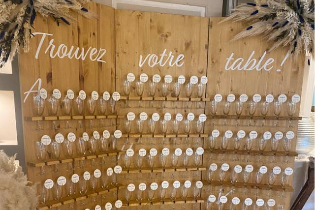 Plan de table en bois