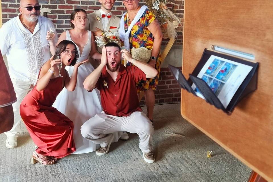 Photobooth au coeur du mariage