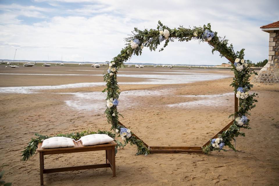 Cérémonie sur la plage