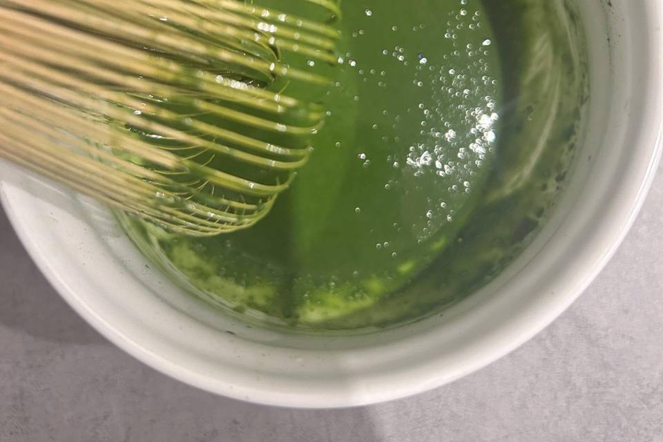 Préparation matcha