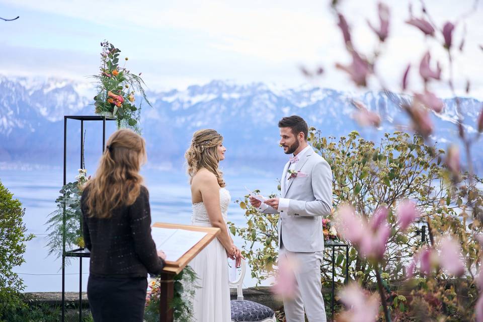 Cérémonie de mariage suisse