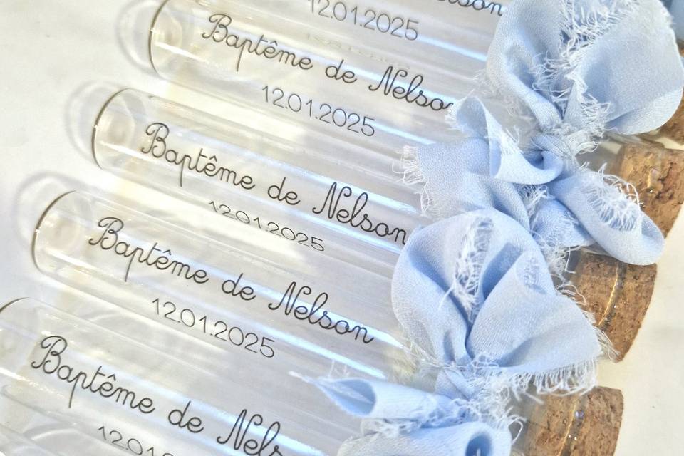Eprouvettes personnalisées