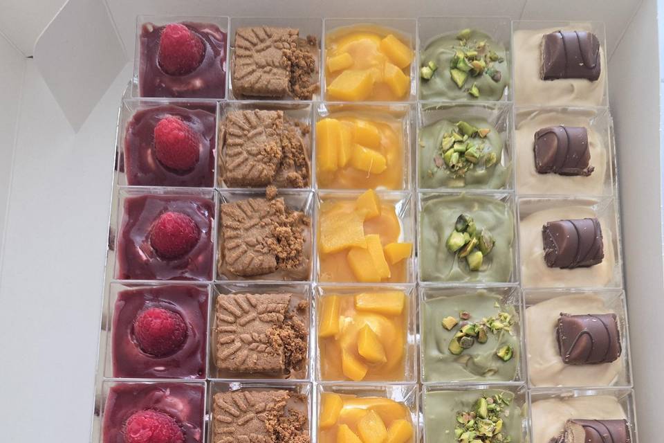 Assortiment de verrines sucrée