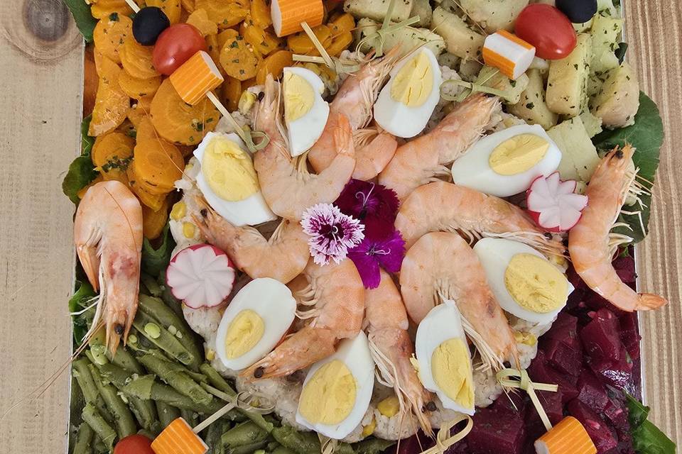 Plateau de salade composée