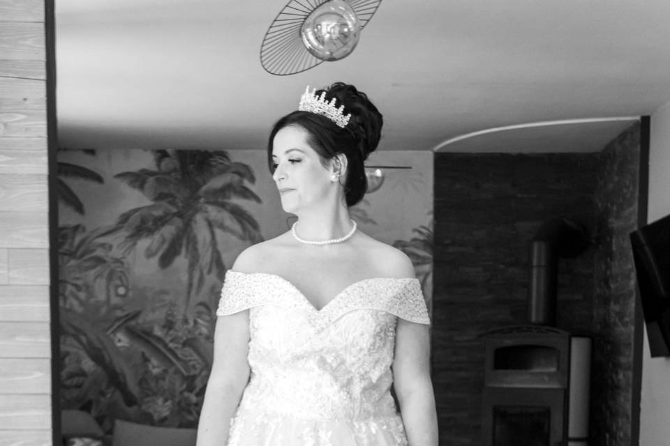 Habillage de la mariée