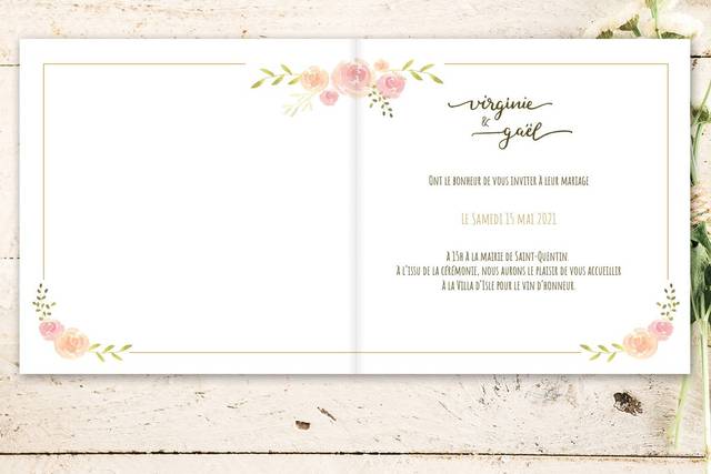 Faire-part mariage
