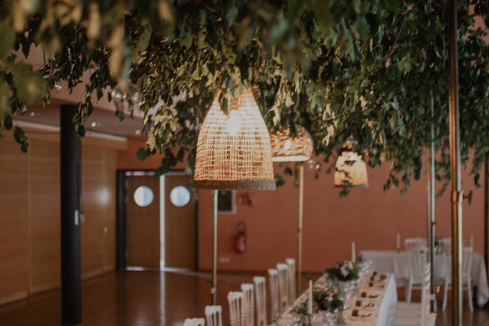 Mariage sous des pergolas