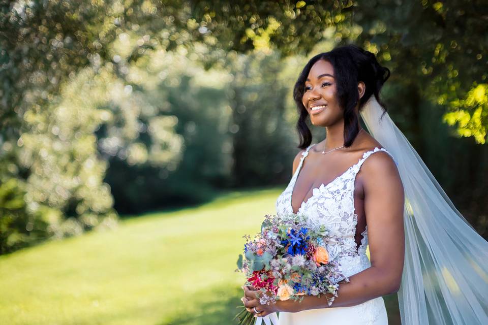 Portrait de mariée