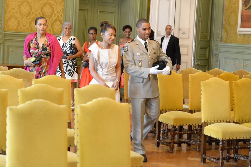 Mariage à la mairie