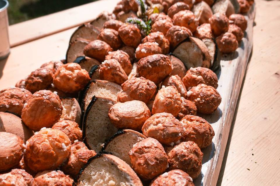 Chouquettes & Tourteau fromagé