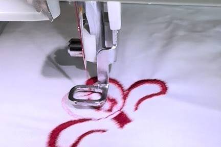 Création d'une broderie