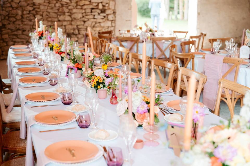 Table des mariés