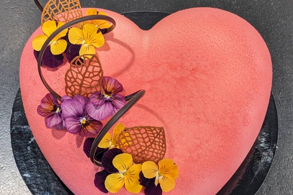 Coeur pour des mariés