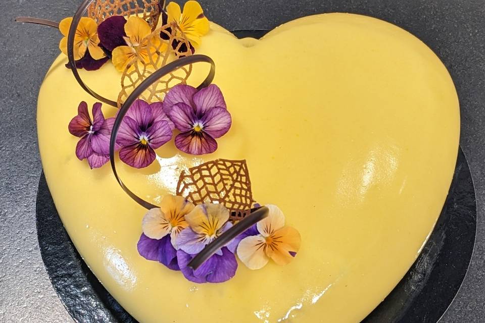 Coeur pour des mariés