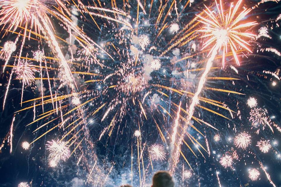 Feu d'artifice à Lyon - Mariage