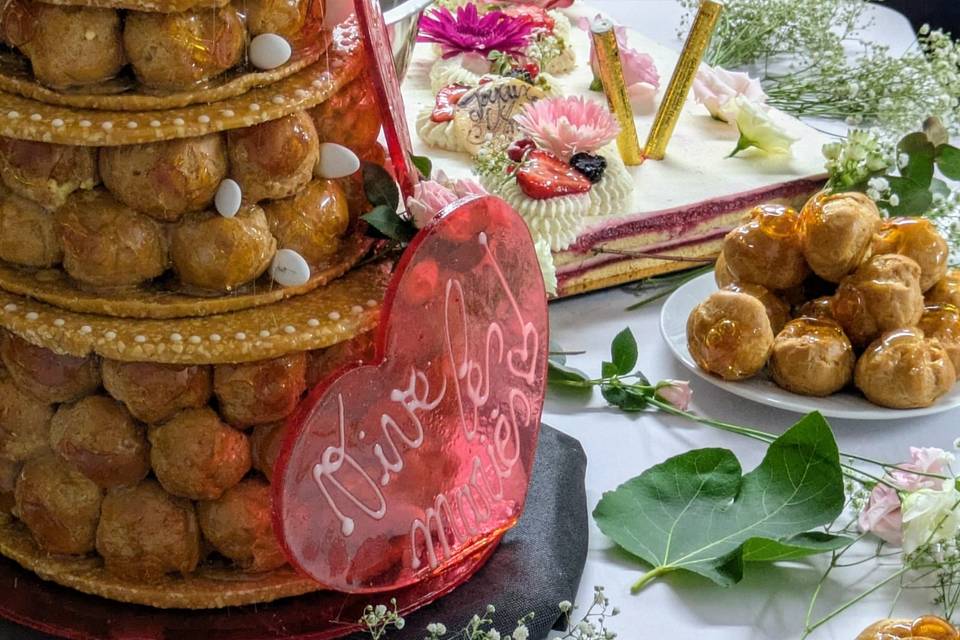Pièce montée de choux