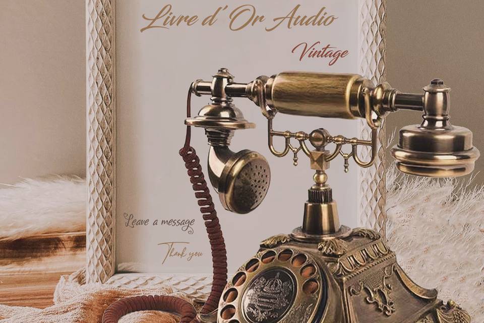 Livre d’or audio vintage