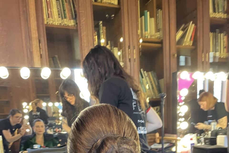 Chignon serré
