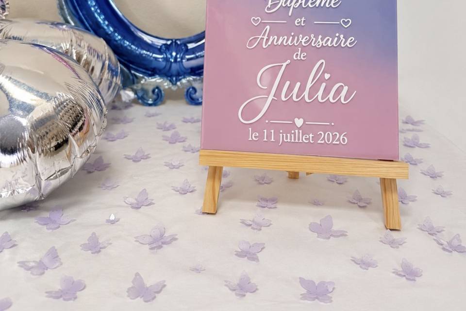 Panneau de bienvenue
