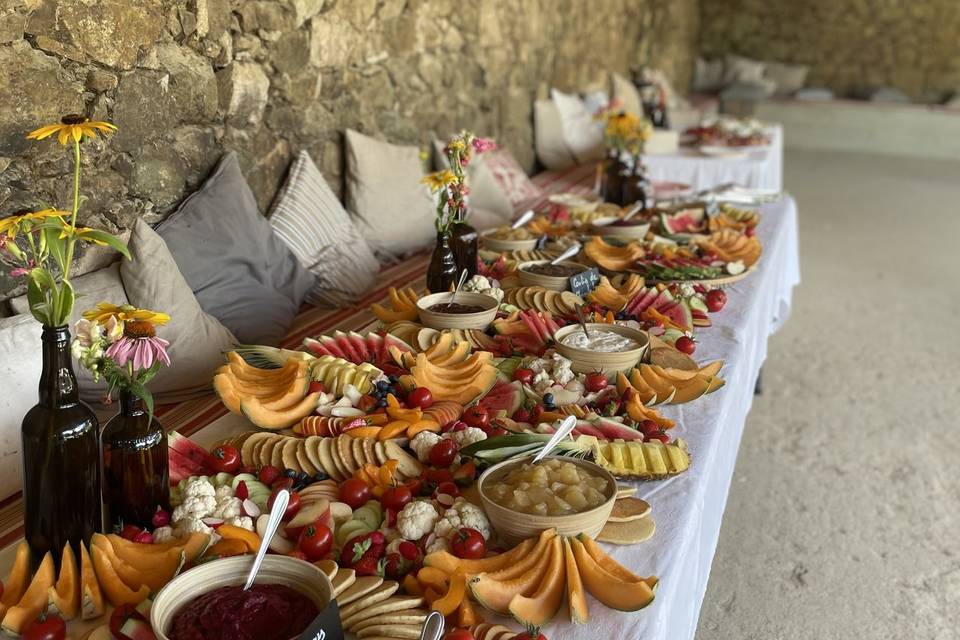 Buffet auChâteau de Losmonerie