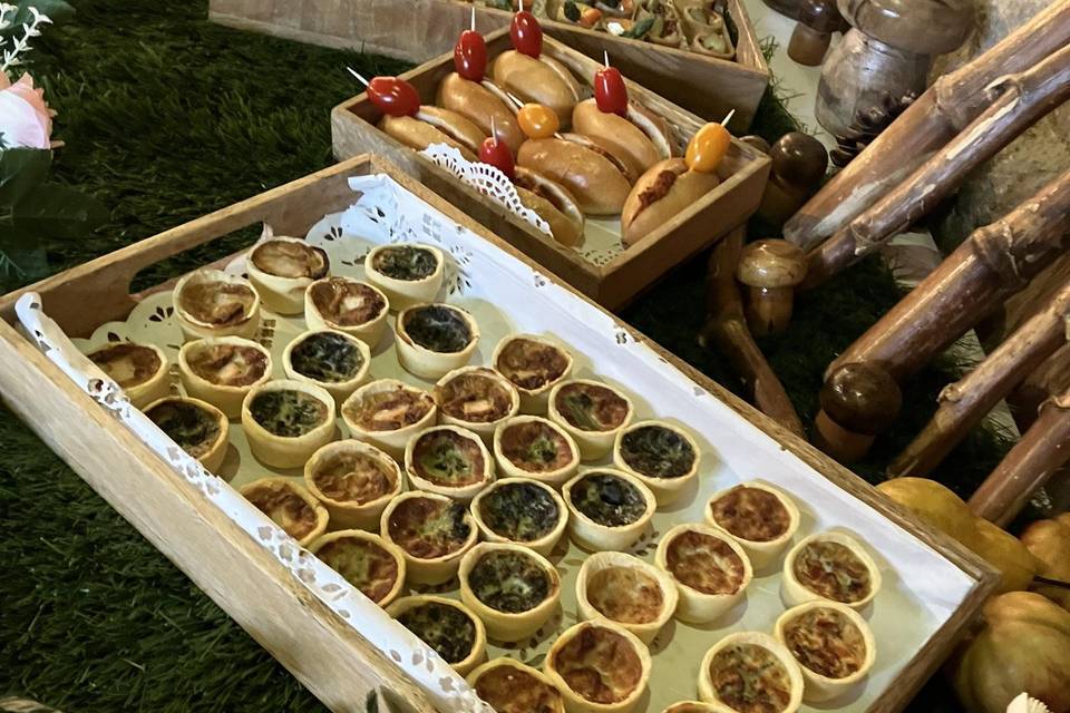 Assortiments de quiches