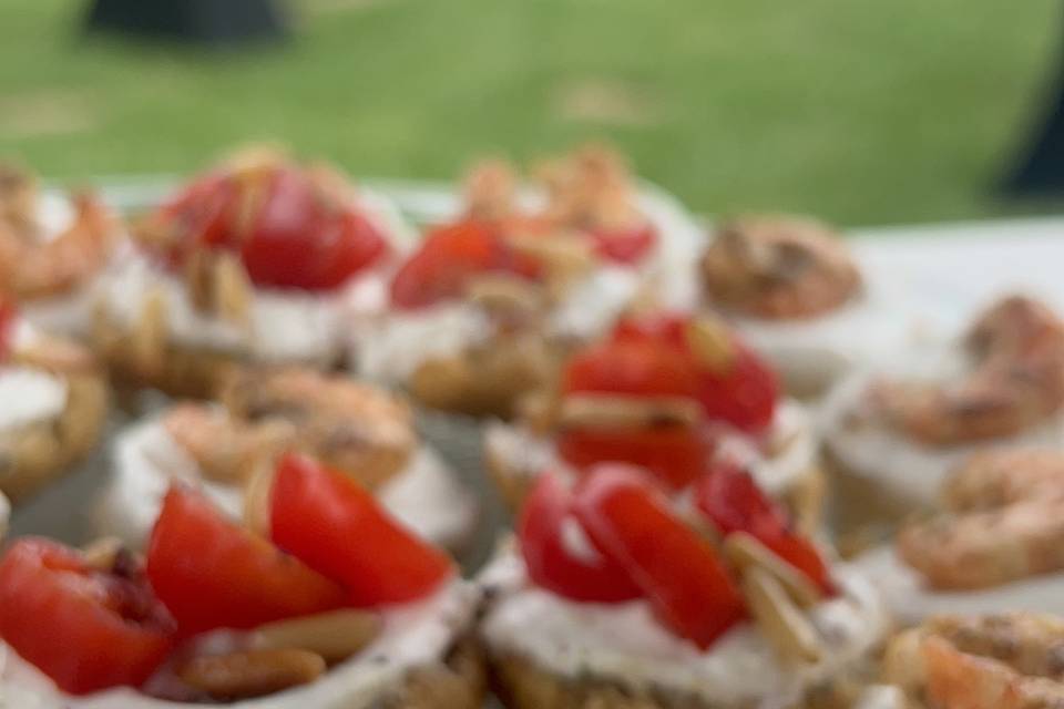 Blini crevette zaatar