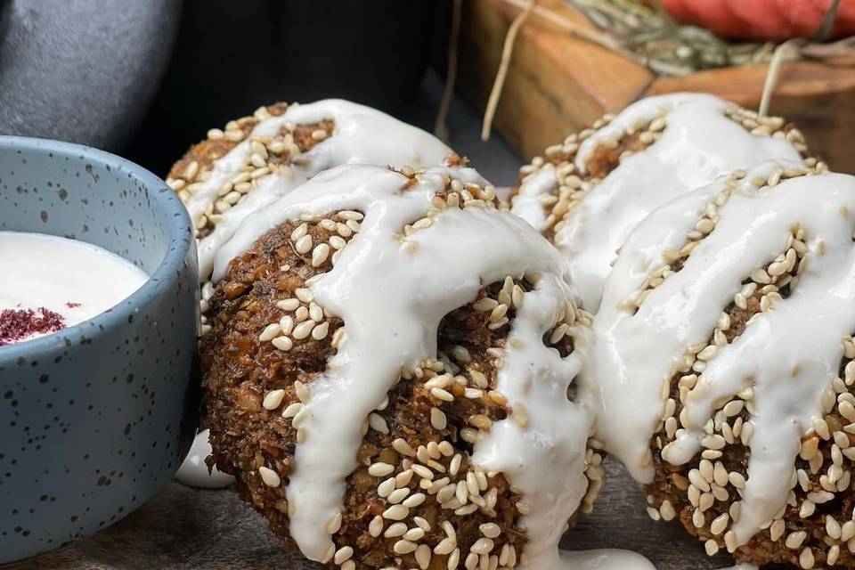 Falafel, crème de sésames
