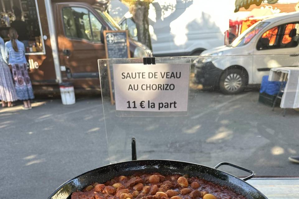 Sauté de Veau au Chorizo
