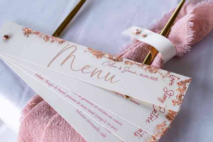 Menu éventail