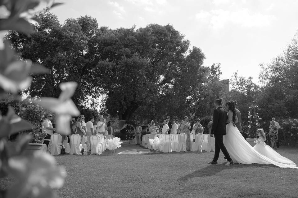 Entrée de la mariée cérémonie