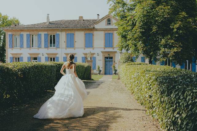 Mariée manoir lisle sur tarn